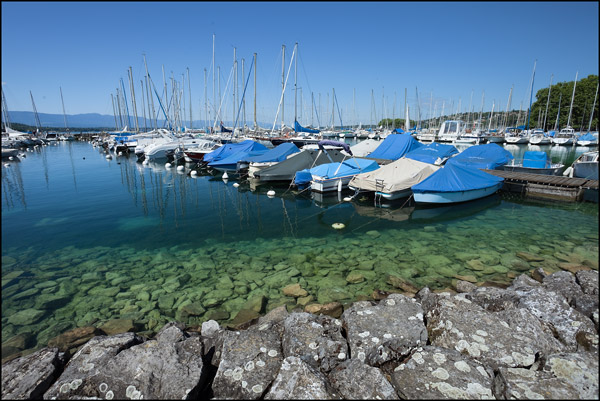 Geneve, kraakhelder meer