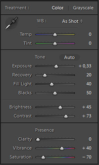 Basic settings aanpassen