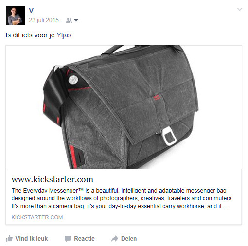 Kickstarter Peak Design Everyday Messenger