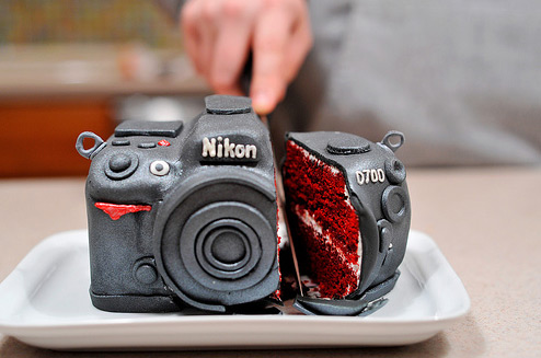 Nikon D700 taart