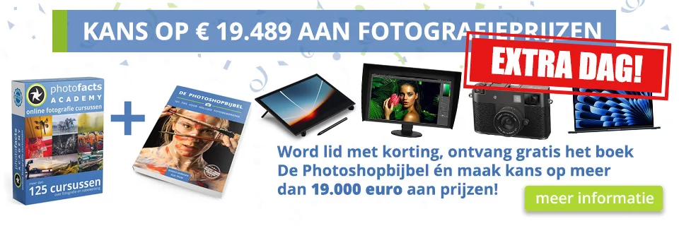 Photofacts Academy Winactie! - 19.000+ euro aan prijzen! Photofacts Academy Winactie!