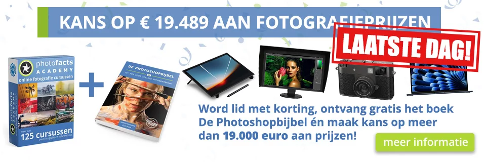 Photofacts Academy Winactie! - 19.000+ euro aan prijzen! Photofacts Academy Winactie!